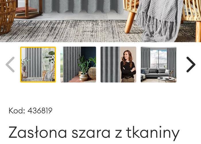 Grajewo ogłoszenia: Sprzedam 6 sztuk identycznych zasłon. Podłożone z rozmiaru...